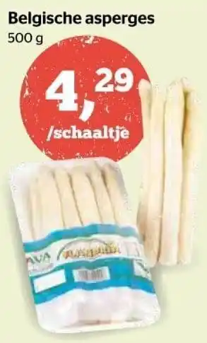 Spar Belgische asperges aanbieding