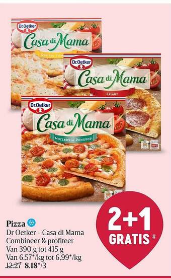 Delhaize Pizza Dr Oetker aanbieding