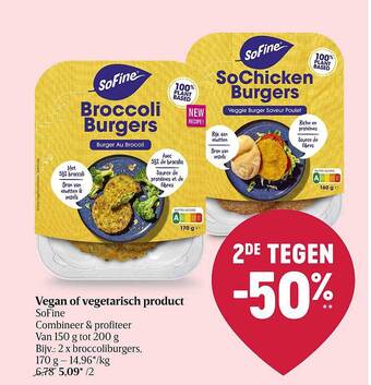 Delhaize Vegan Of Vegetarisch Product aanbieding