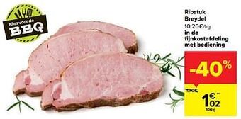 Carrefour Ribstuk breydel aanbieding