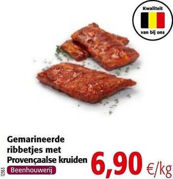 Gemarineerde ribbetjes met provençaalse kruiden