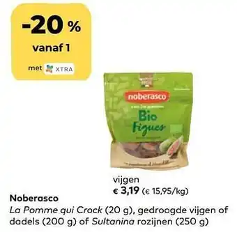 Bio Planet Noberasco vijgen aanbieding
