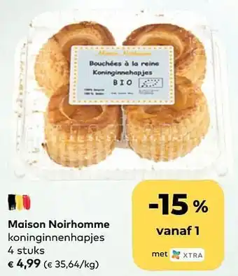 Bio Planet Maison noirhomme koninginnenhapjes aanbieding