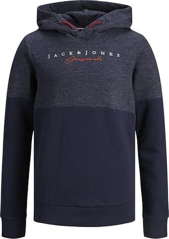 Berca Shoes Jack & Jones Sweater Jortailer Navy Sweat Logo - Blauw aanbieding
