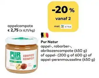 Pur natur appelcompote