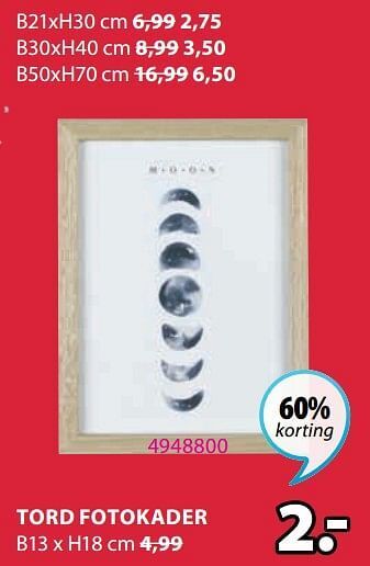 Jysk Tord fotokader aanbieding