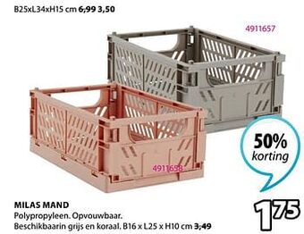 Jysk Milas mand aanbieding