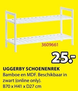 Jysk Uggerby schoenenrek aanbieding