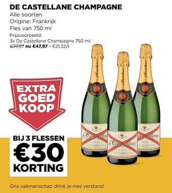 Jumbo De castellane champagne aanbieding