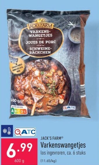 ALDI Jack's Farm Varkenswangetjes aanbieding
