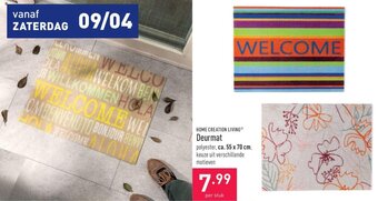 ALDI Home Creation Living Deurmat aanbieding
