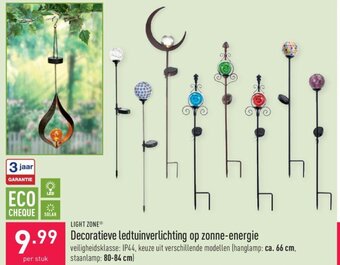 ALDI Light Zone Decoratieve ledtuinverlichting op zonne-energie aanbieding