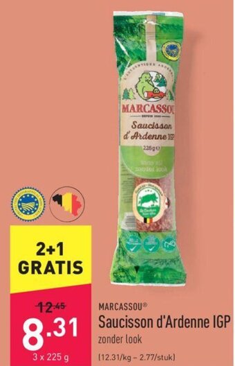 Marcassou Saucisson d'Ardenne IGP