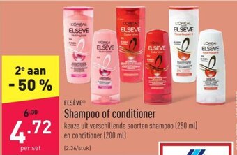 ALDI Elseve Shampoo of conditioner aanbieding