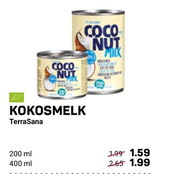 Ekoplaza Kokosmelk aanbieding