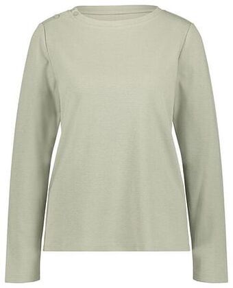 HEMA HEMA Dames T-shirt Structuur Lichtgroen (lichtgroen) aanbieding