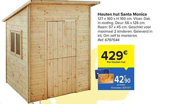 Carrefour Houten Hut Santa Monica aanbieding