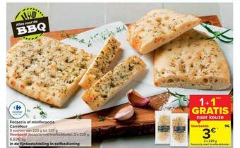 Carrefour Focaccia Of Minifocaccia aanbieding