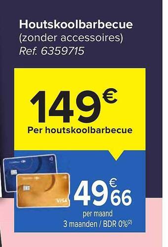 Carrefour Houtskoolbarbecue aanbieding
