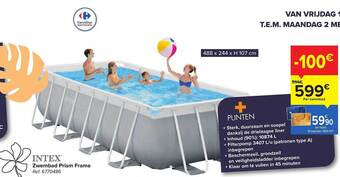 Carrefour Zwembad Prism Frame aanbieding