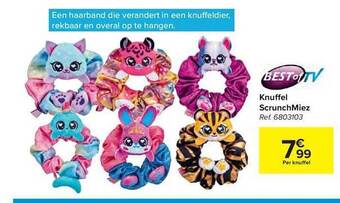Carrefour Knuffel Scrunchmiez aanbieding