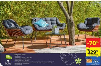 Carrefour Laag Salon Siena aanbieding