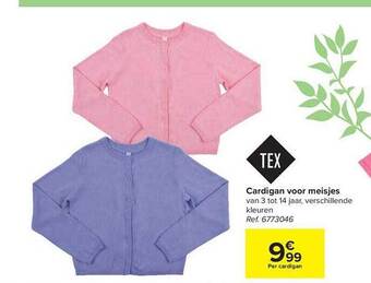 Carrefour Cardigan Voor Meisjes aanbieding