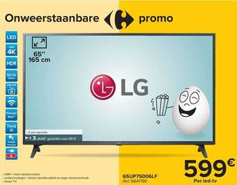 Carrefour Led Tv aanbieding
