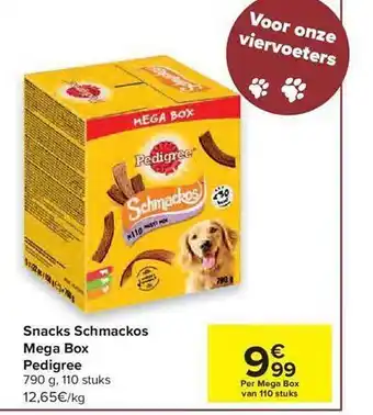 Carrefour Snacks Schmackos Mega Box aanbieding