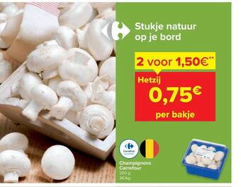 Carrefour Champignons aanbieding