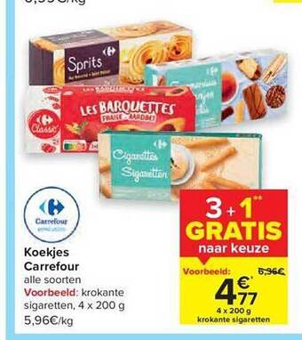 Carrefour Koekjes aanbieding