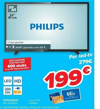 Carrefour Philips Led Tv aanbieding