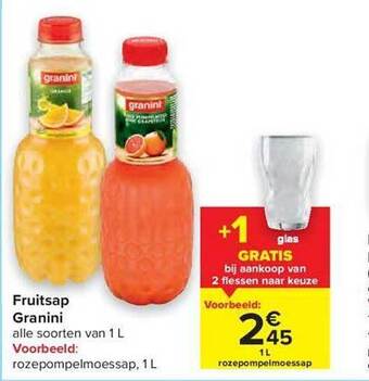 Carrefour Fruitsap aanbieding