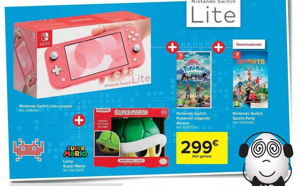 Nintendo Switch Lite promotie bij Carrefour