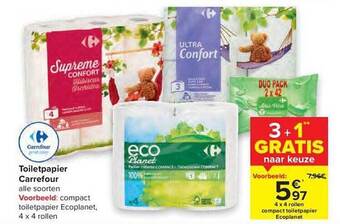 Carrefour Toiletpapier aanbieding