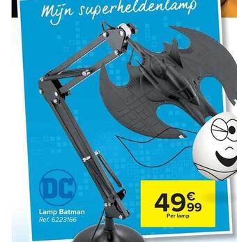 Carrefour Lamp Batman aanbieding
