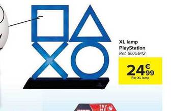 Carrefour Xl Lamp Playstation aanbieding