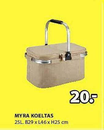 Jysk Myra Koeltas aanbieding