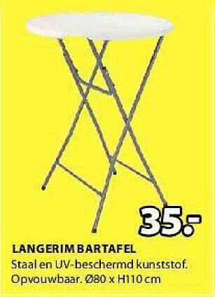 Jysk Langerim Bartafel aanbieding