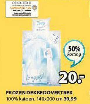 Jysk Frozen Dekbedovertrek aanbieding