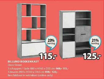 Jysk Billund Boekenkast aanbieding