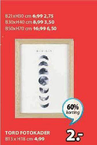 Jysk Tord Fotokader aanbieding