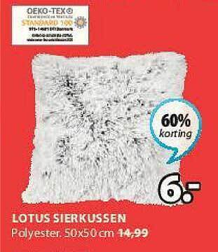 Jysk Lotus Sierkussen aanbieding