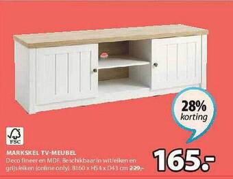 Jysk Markskel Tv Meubel aanbieding