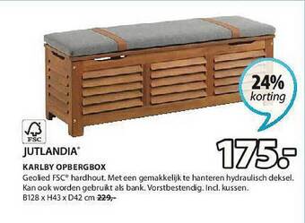Jysk Karlby Opbergbox aanbieding
