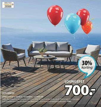 Vebbestrup 2 Tafels, Zitbank, 2 Stoelen