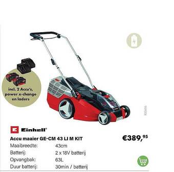 Multi bazar Accu Maaier aanbieding