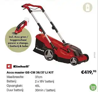 Multi bazar Accu Maaier aanbieding