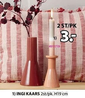 Jysk Ingi kaars aanbieding