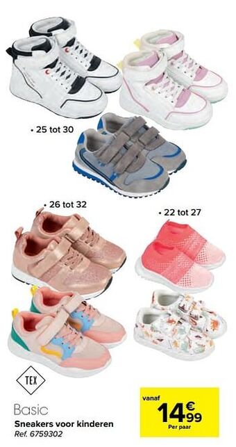 Carrefour Sneakers voor kinderen aanbieding